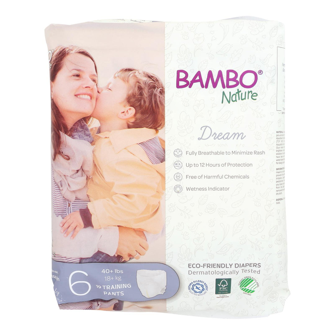 Bambo Nature - Training Pants Size 6 - Case Of 5-19 Ct - Maras Green